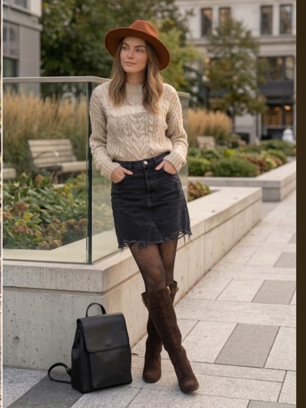 Zara Black Distressed Denim Mini Skirt - US size 2
